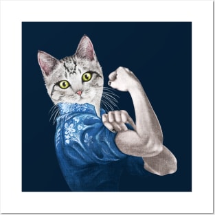 Paw-sitive Cat-fidence Posters and Art